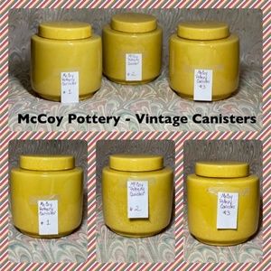 McCoy Pottery Mid-Century Canister Cookie Jar